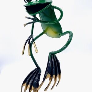 Chillin Frog Monkey Business Christmas Ornament